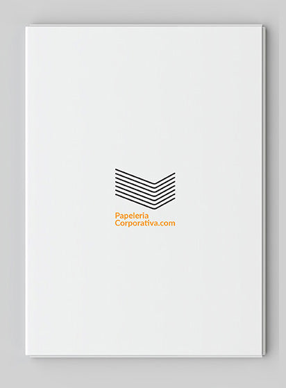 Folder corporativo carta con dos guarda interiores