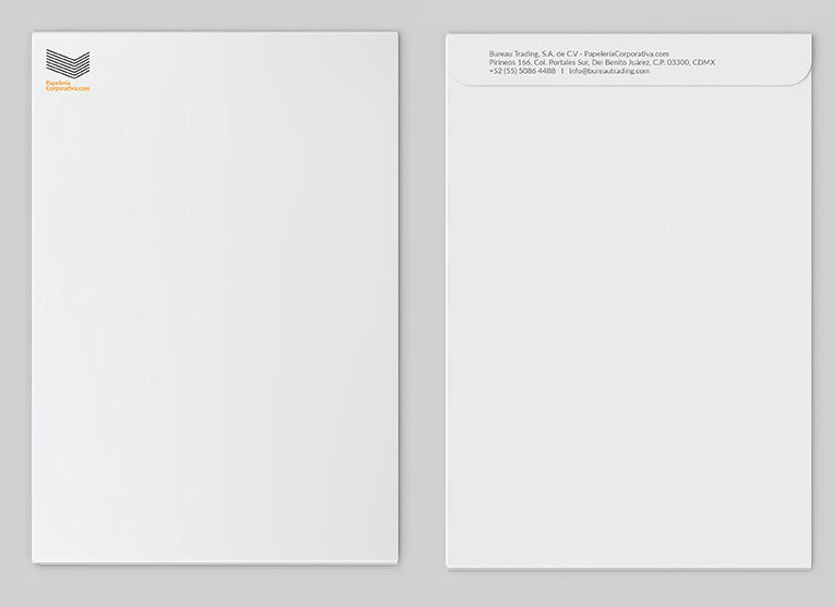 Sobre membretado bolsa oficio